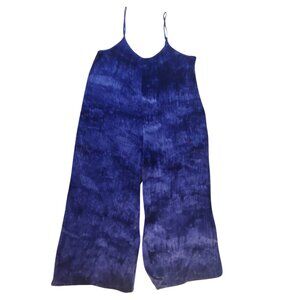 The Sang Blue Tie Dye Romper